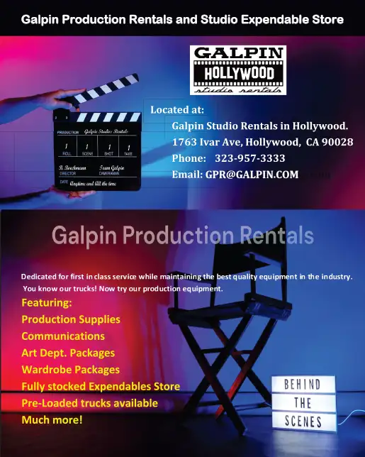 GALPIN PRODUCTION RENTALS<br />&amp; EXPENDABLES STORE