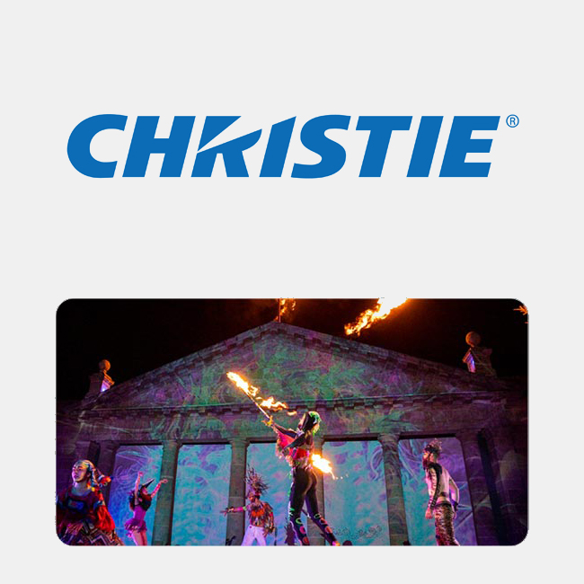 Christie technology powers the visual wow factor...