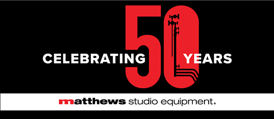 Matthews Studio Equipment is Celebrating 50 Years Serving the Entertainment Industry