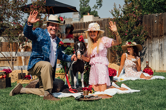 Ambassador of Location Connection Presents "Emmy The Mini Horse" a 28" Inch Miniature Horse