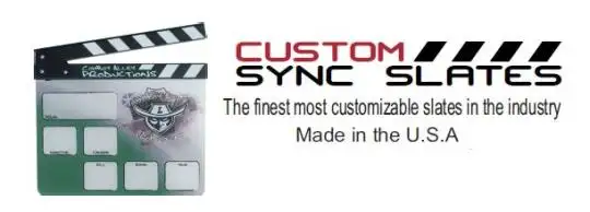 Custom Sync Slates changes their pricing structure. You design it...we print it...for less<br />