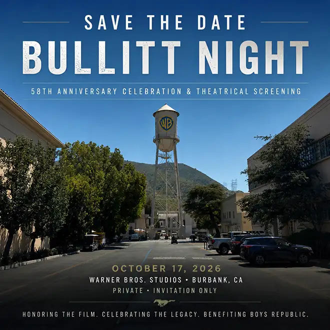 BULLITT NIGHT, Celebrating 58 Years of a Cinematic and Automotive Icon