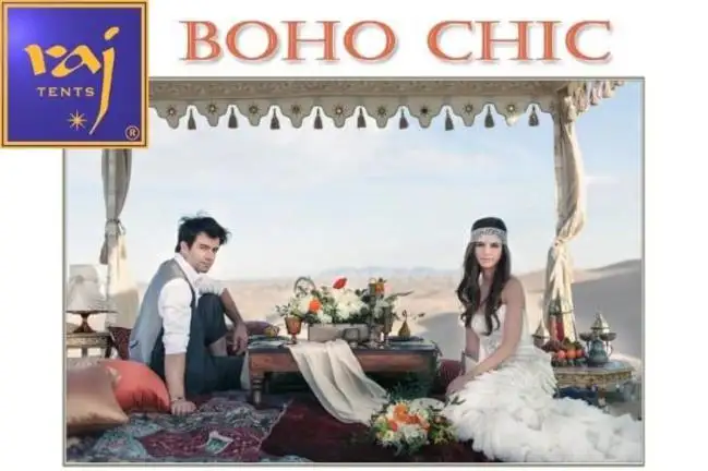 Boho Chic Theme with Raj Tents 