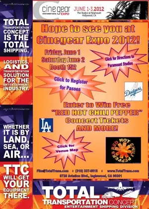 Cinegear Expo Invitation