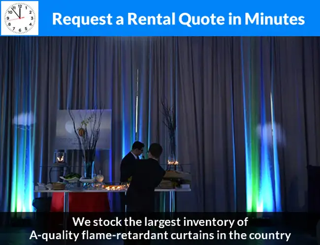 Try Rose Brand\'s easy-to-use Rental Curtain Finder!