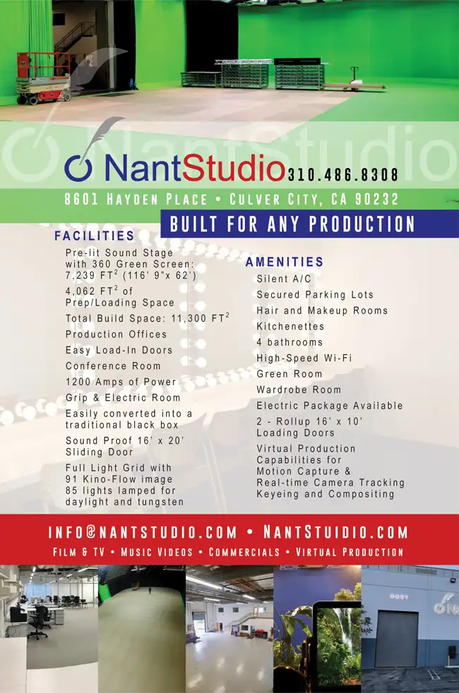 WELCOME TO NANTSTUDIO: THE NEXT GENERATION SOUNDSTAGE