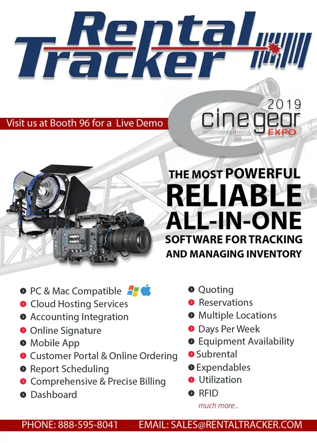 Learn More About Rental Tracker at CineGear!