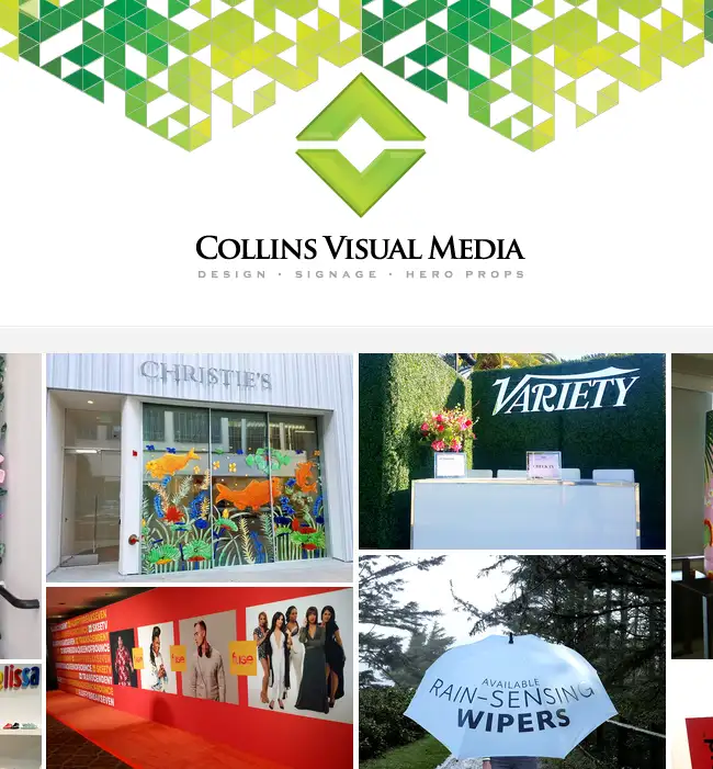 You can rely on Collins Visual Media for solutions and to get the job done. 