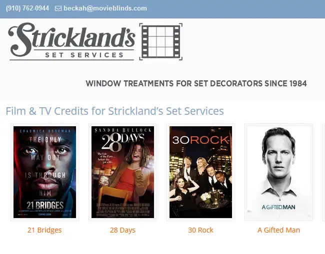 Meet the Strickland Movie Blinds Team