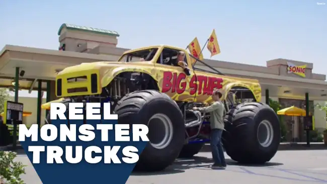 Reel Monster Trucks in Sonic\'s Drive-In Biggie Cheese TV Commercial