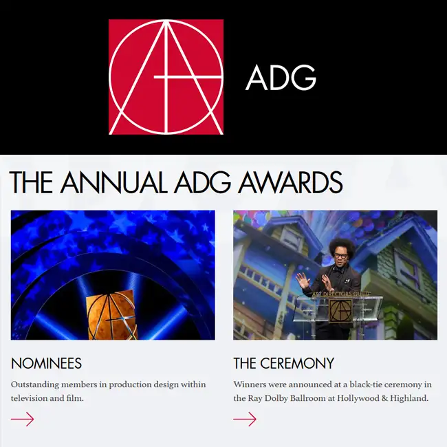 NOMINATIONS ANNOUNCED FOR ART DIRECTORS GUILD 24th ANNUAL EXCELLENCE IN PRODUCTION DESIGN AWARDS