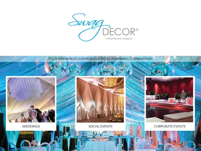 Florida\'s Leader in Event Drape Rentals, Decor Rentals, and Set-Up and Strike