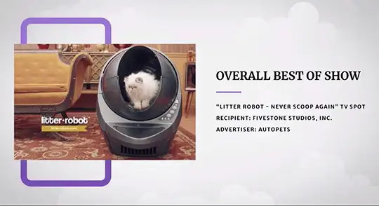 AAF Nashville Announces "Litter-Robot" Commercial as Overall Best Of Show