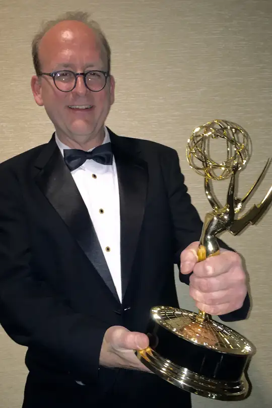 Todd Masters Hold Emmy AWard Number 3 for Aliens Stole My Body