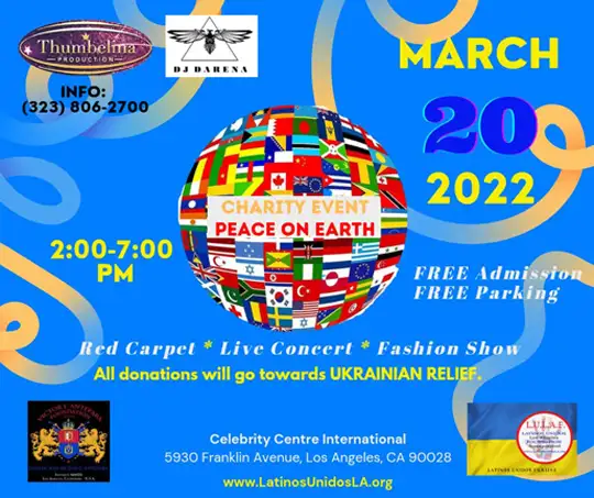 Charity Event - Peach On Earth - Ukrainian Relief