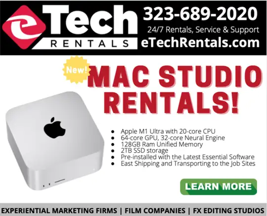 Mac Studio Rental for Production Offices & Designers