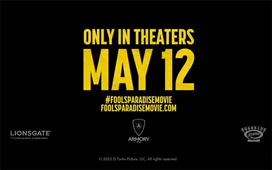 41 sets "FOOLS PARADISE" will be in theaters on May 12th