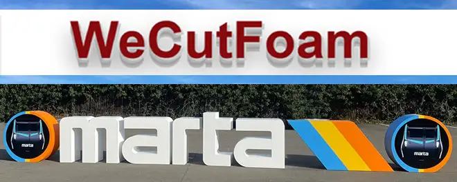 WeCutFoam Fabricating Large Scale Props and Decor for Companies & Products Launching Events