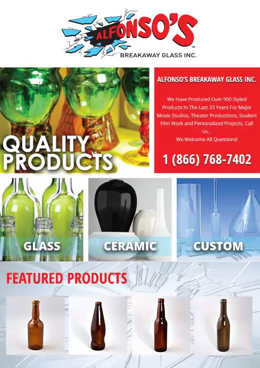 ALFONSO'S<br />BREAKAWAY GLASS, INC.