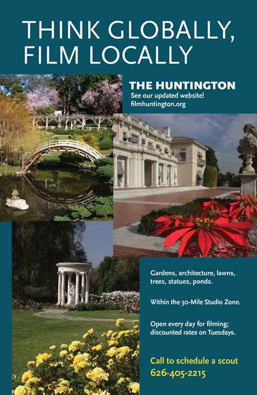 THE HUNTINGTON LIBRARY,<br />ART COLLECTIONS<br />&amp; BOTANICAL GARDENS