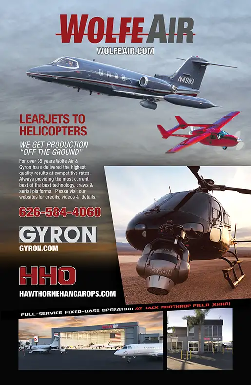 Wolfe Air Aviation<br />Gyron Systems International<br />Hawthorne Hangar Operations (HHO)<br />Hawthorne Municipal Airport