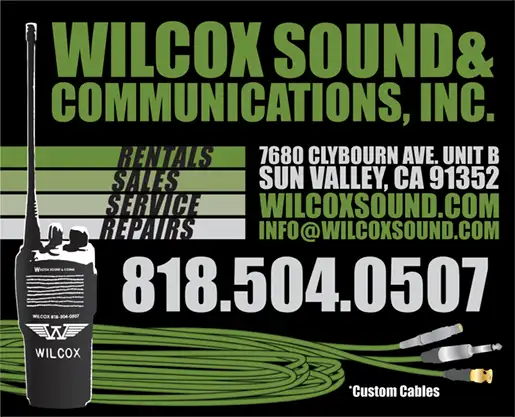 WILCOX SOUND &<br />COMMUNICATIONS, INC.<br />RENTALS-SALES-SERVICE-REPAIRS