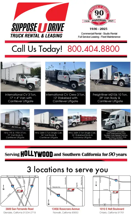 SUPPOSE U DRIVE<br />TRUCK RENTAL & LEASING