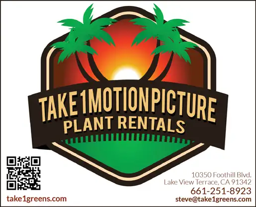 TAKE 1 MOTION PICTURE<br />PLANT RENTALS