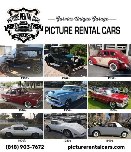 PICTURE RENTAL CARS / GARVINS GARAGE